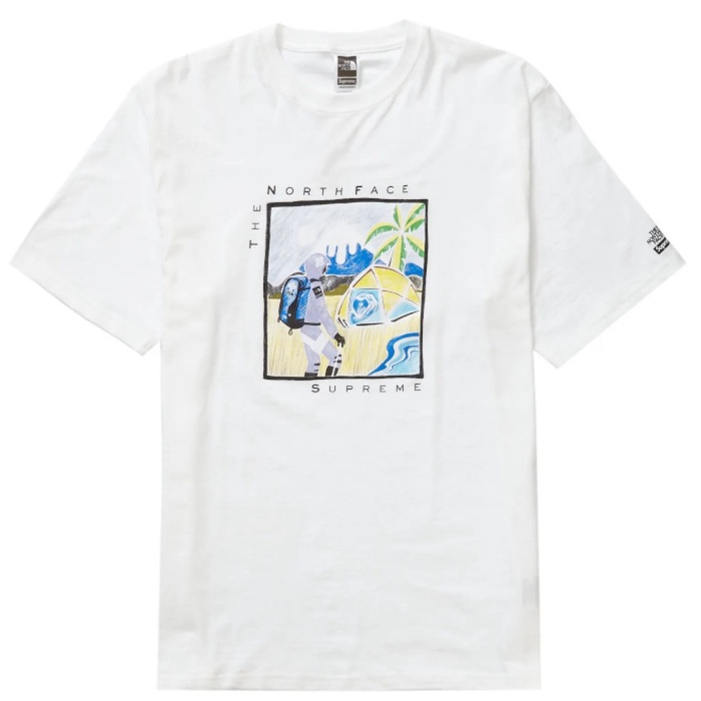 Supreme DA The North Face Sketch S/S Top White Large